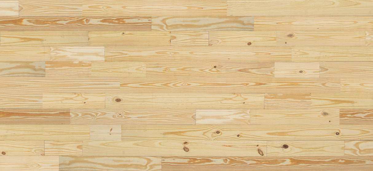 3/4 in. Southern Yellow Pine Unfinished Solid Hardwood Flooring 5.13 in. Wide