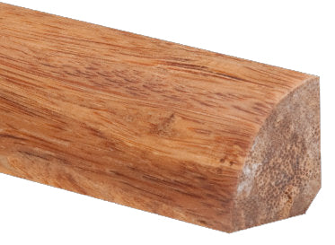 Prefinished Strand Carbonized Bamboo 3/4 in. Tall x 0.75 in. Wide x 72 in. Length Quarter Round