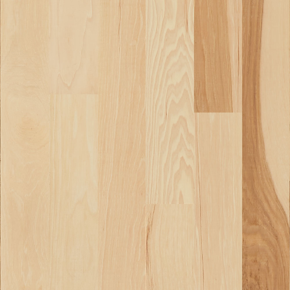 3/4 in. Natural Hickory Unfinished Solid Hardwood Flooring 3.25 in. Wide