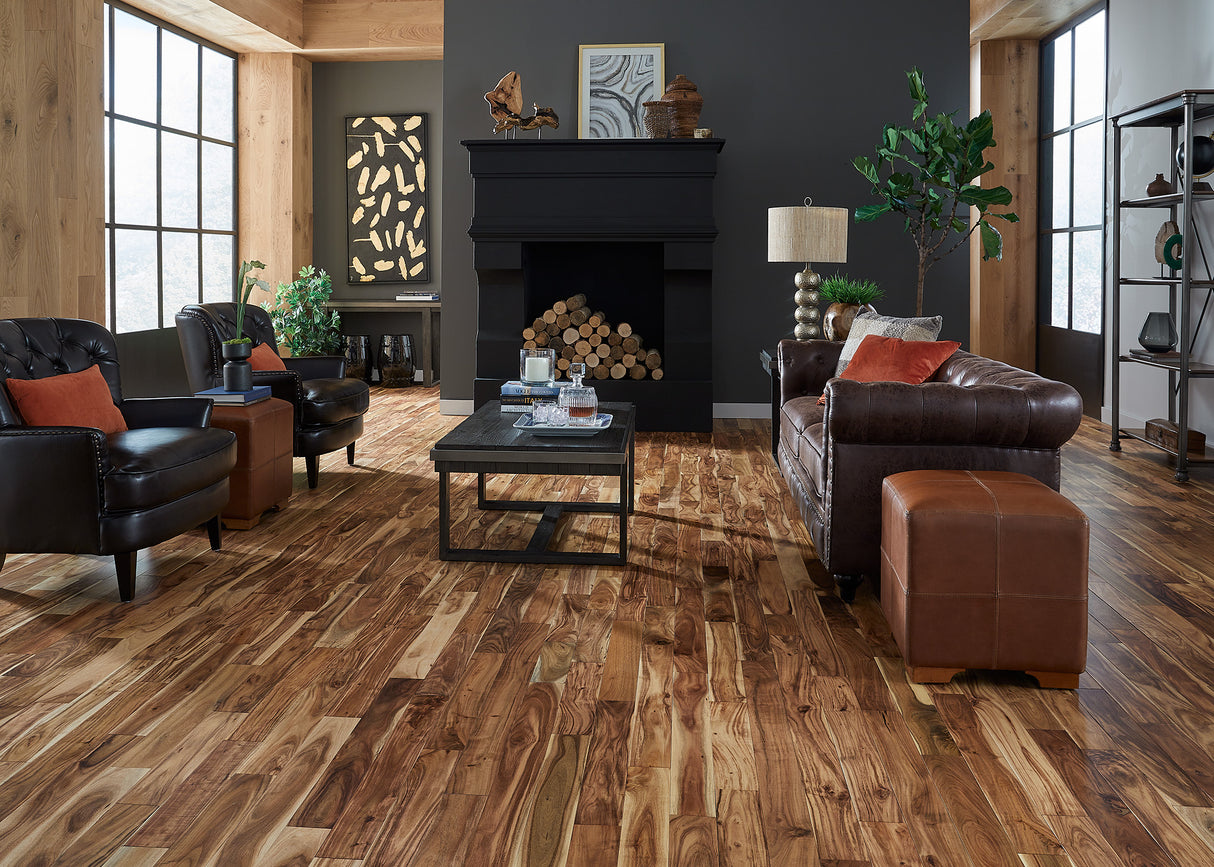 3/4 in. Tobacco Road Acacia Solid Hardwood Flooring - Sample