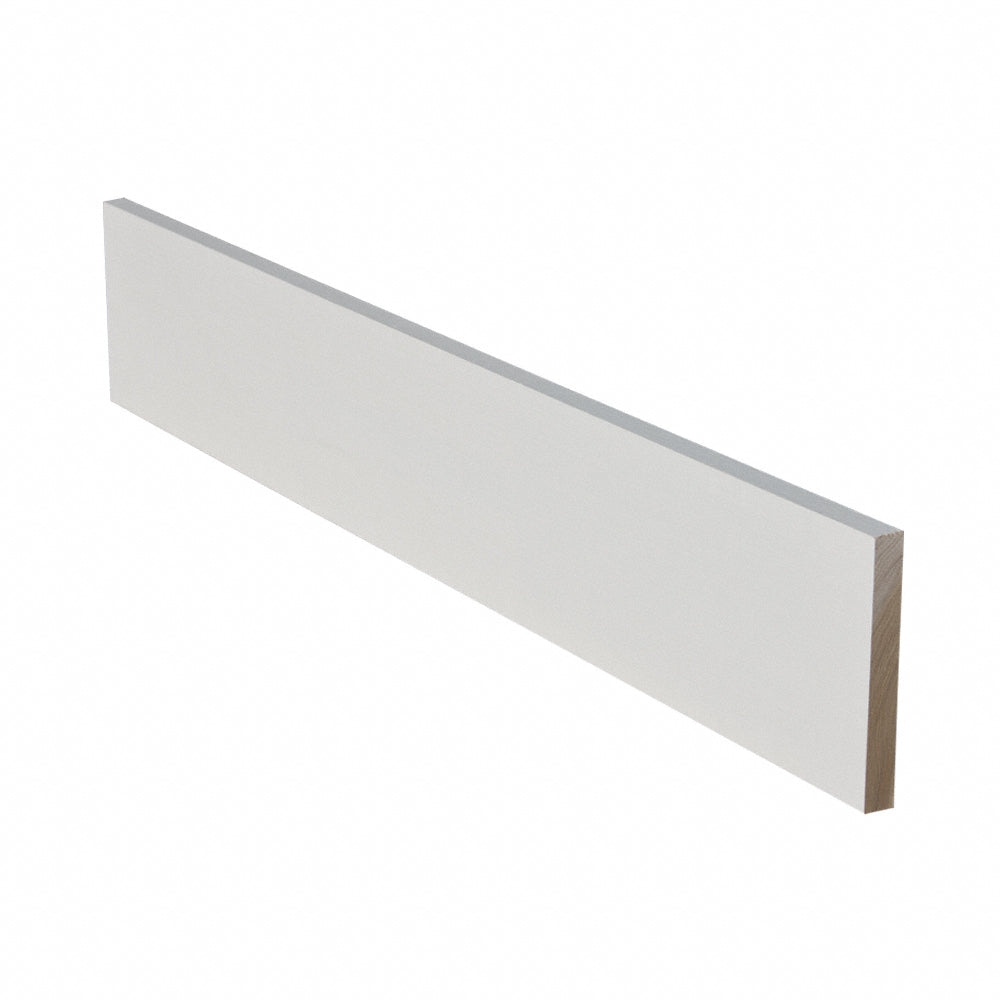 Prefinished Primed Poplar Solid Hardwood 3/4 in thick x 7.25 in wide x 48 in Length Riser