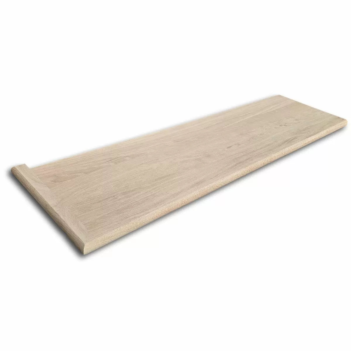 Unfinished White Oak 1 in. Thick x 11.5 in. Wide x 48 in. Length Reversible Stair Tread
