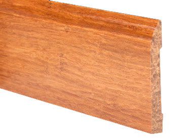 Prefinished Strand Carbonized Bamboo 3-1/2 in. Tall x 0.5 in. Thick x 72 in. Length Baseboard