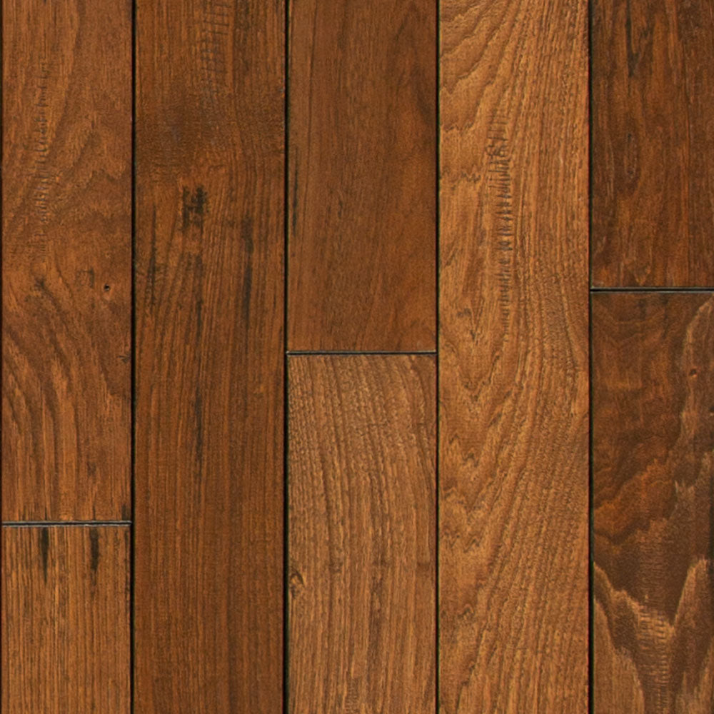 3/4 in. Summer Harvest Hickory Prefinished Solid Hardwood Flooring 4 in. Wide