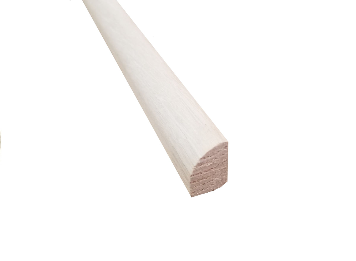 Unfinished Red Oak 3/4 in. Tall x 1/2 in. Wide x 8 ft. Length Shoe Molding