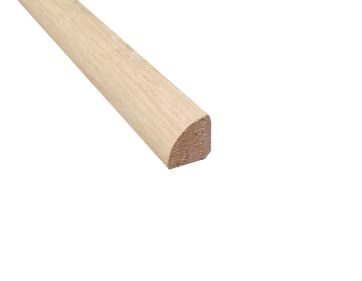 Unfinished Red Oak 3/4 in. Tall x 3/4 in. Wide x 8 ft. Length Quarter Round