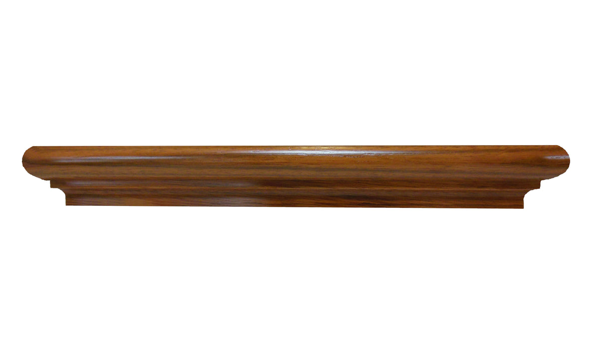 Prefinished Solid Wood Brazilian Cherry 1 in. T x 1.88 in. W x 14.25 in. L Retrofit Return End