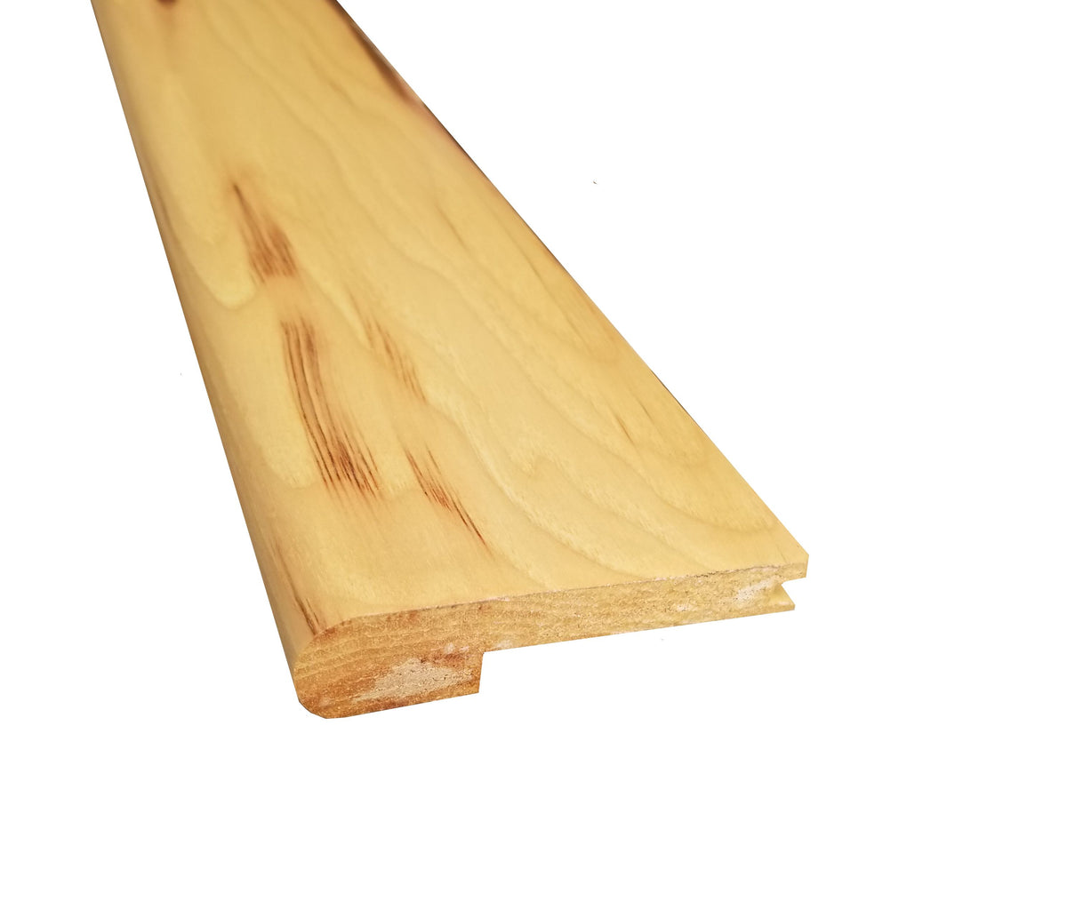 Prefinished Hickory Natural 1/2 in. Thick x 3.38 in. Wide x 6.5 ft. Length Stair Nose
