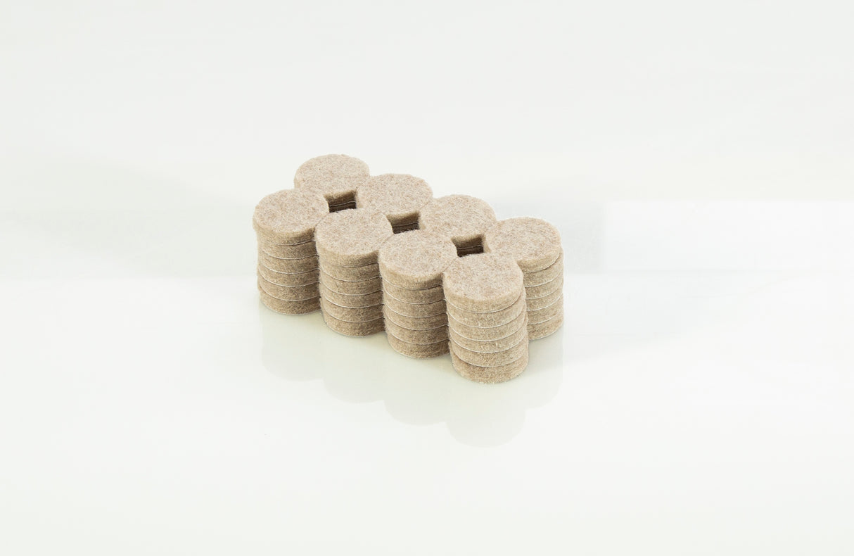 1" Heavy Duty Felt Pads 48-Pack