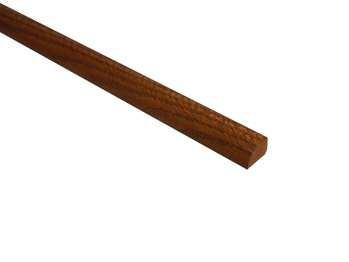 Prefinished Classic Gunstock 3/4 in. Tall x 0.5 in. Wide x 6.5 ft. Length Shoe Molding