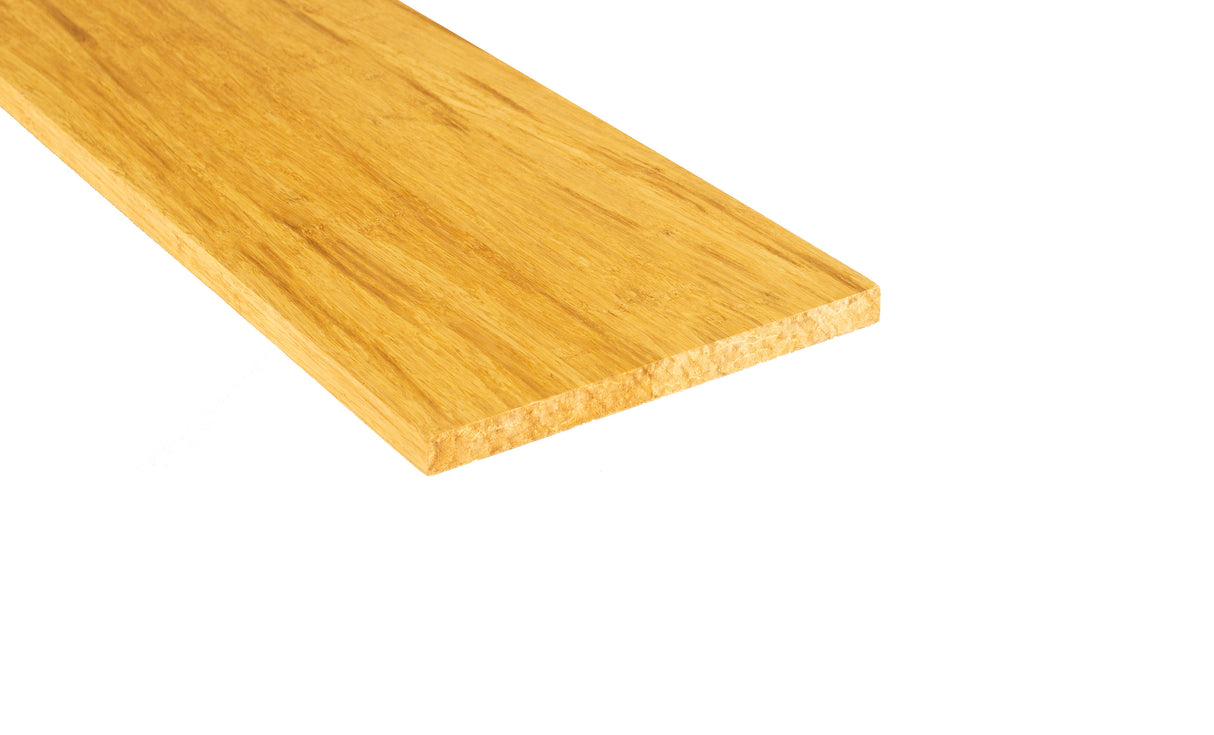 Prefinished Natural Strand Bamboo 5/8 in. Thick x 7.5 in. Wide x 48 in. Length Retrofit Riser