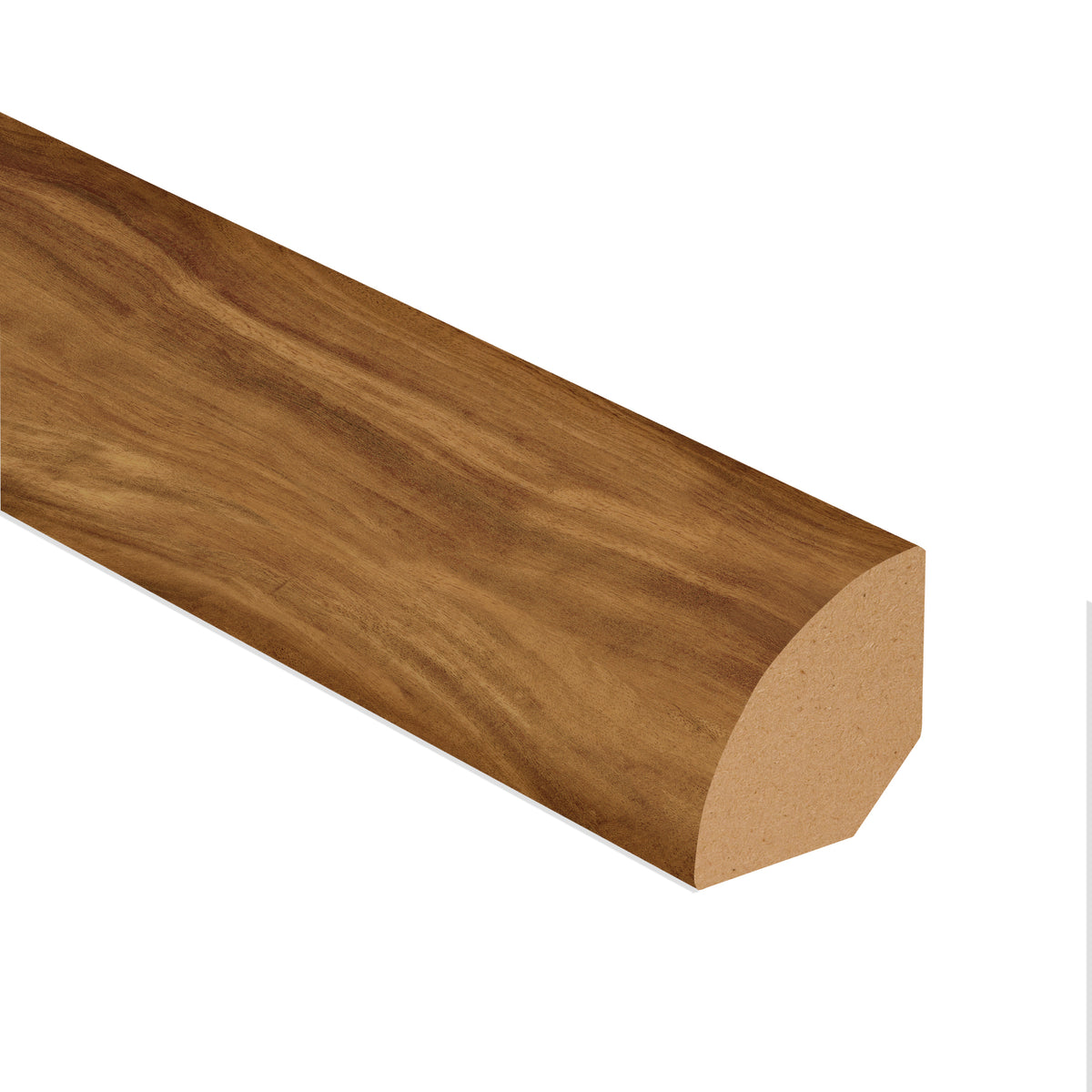 Golden Teak Vinyl 0.75 in wide x 7.5 ft length Quarter Round