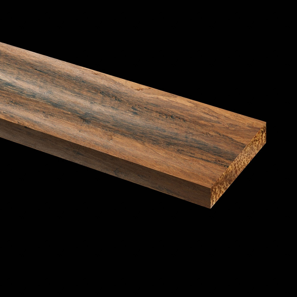 Prefinished Antique Strand Bamboo 5/8 in thick x 7.5 in wide x 48 in Length Retro Fit Riser