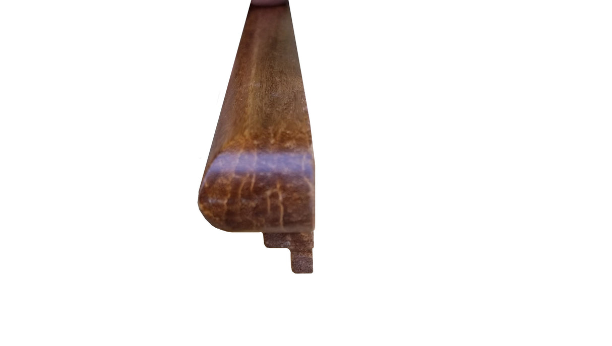 Prefinished Solid Wood Antique Strand Bamboo 1 in. T x 1.88 in. W x 14.75 in. L Retrofit Return End