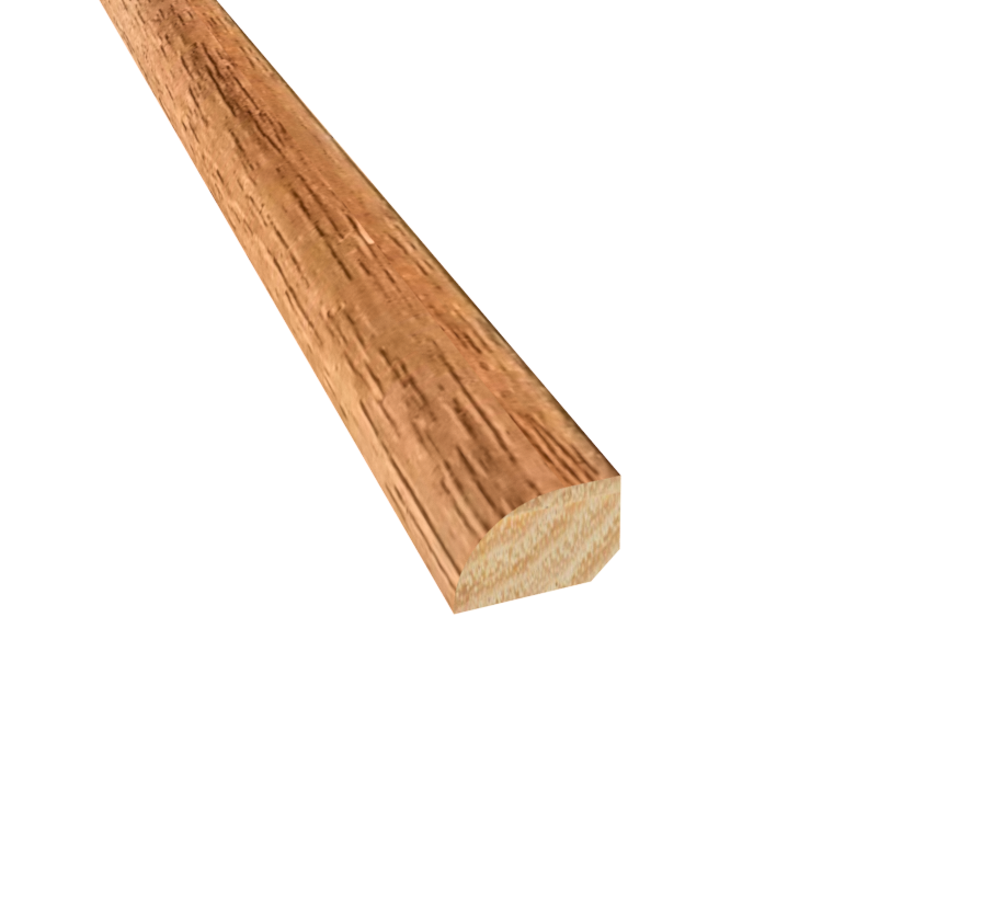 Prefinished Walnut Hickory 3/4 in. Tall x 0.5 in. Wide x 6.5 ft. Length Shoe Molding