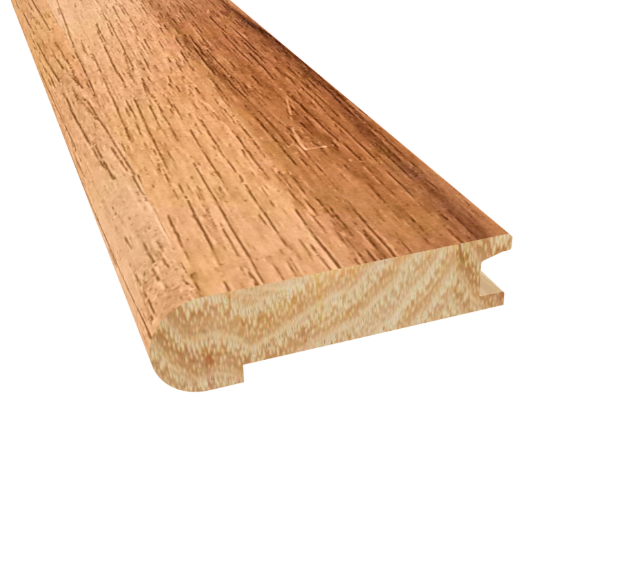 Prefinished Walnut Hickory 3/4 in. Thick x 3.13 in. Wide x 6.5 ft. Length Stair Nose