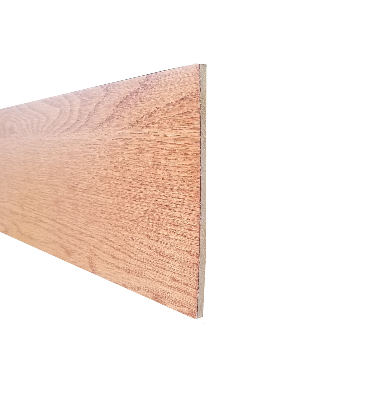 Prefinished Classic Gunstock Oak 11/32 in. Thick x 7.5 in. Wide x 48 in. Length Retrofit Riser