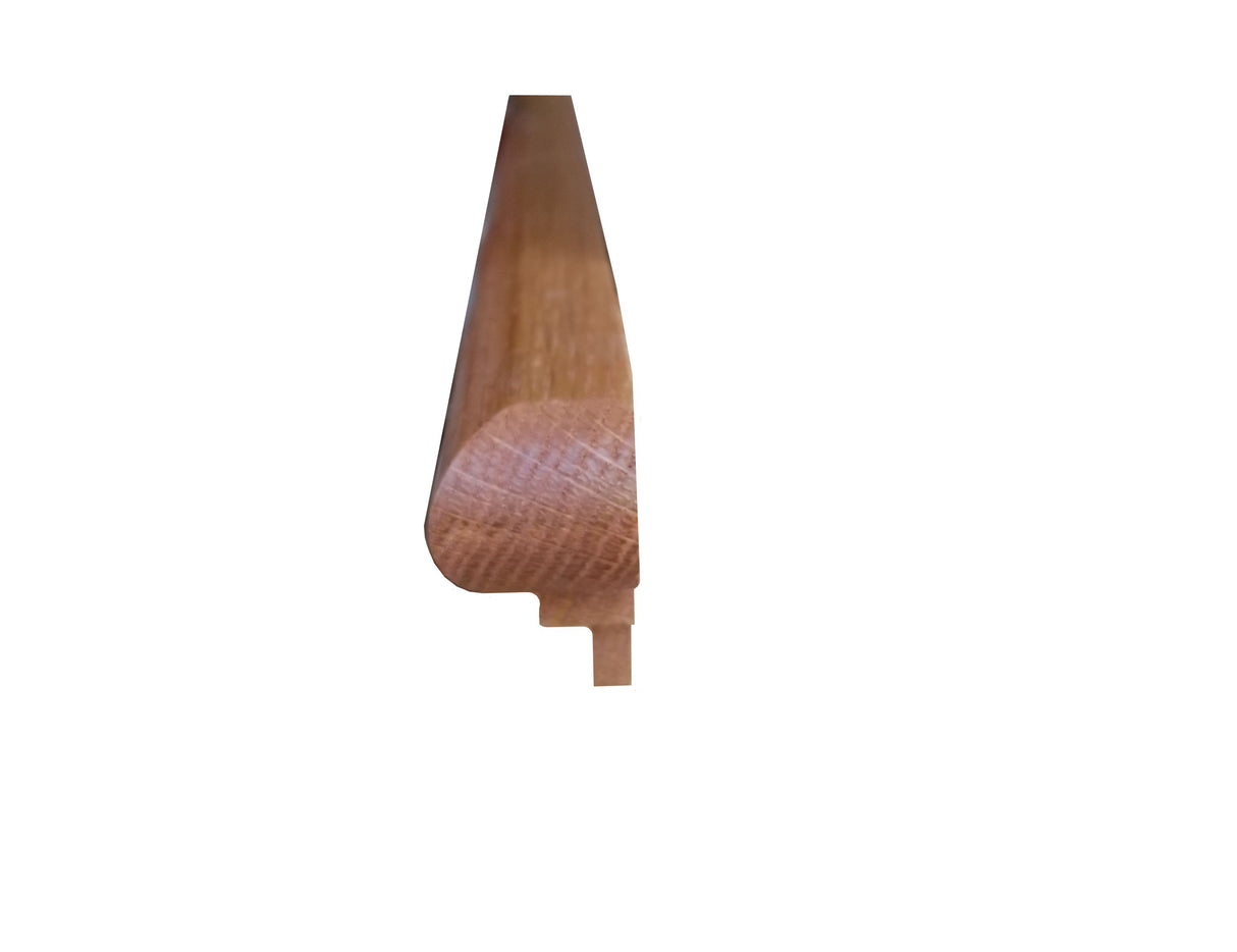 Prefinished Solid Wood Butterscotch Oak 1 in. T x 1.88 in. W x 14.75 in. L Retrofit Return End