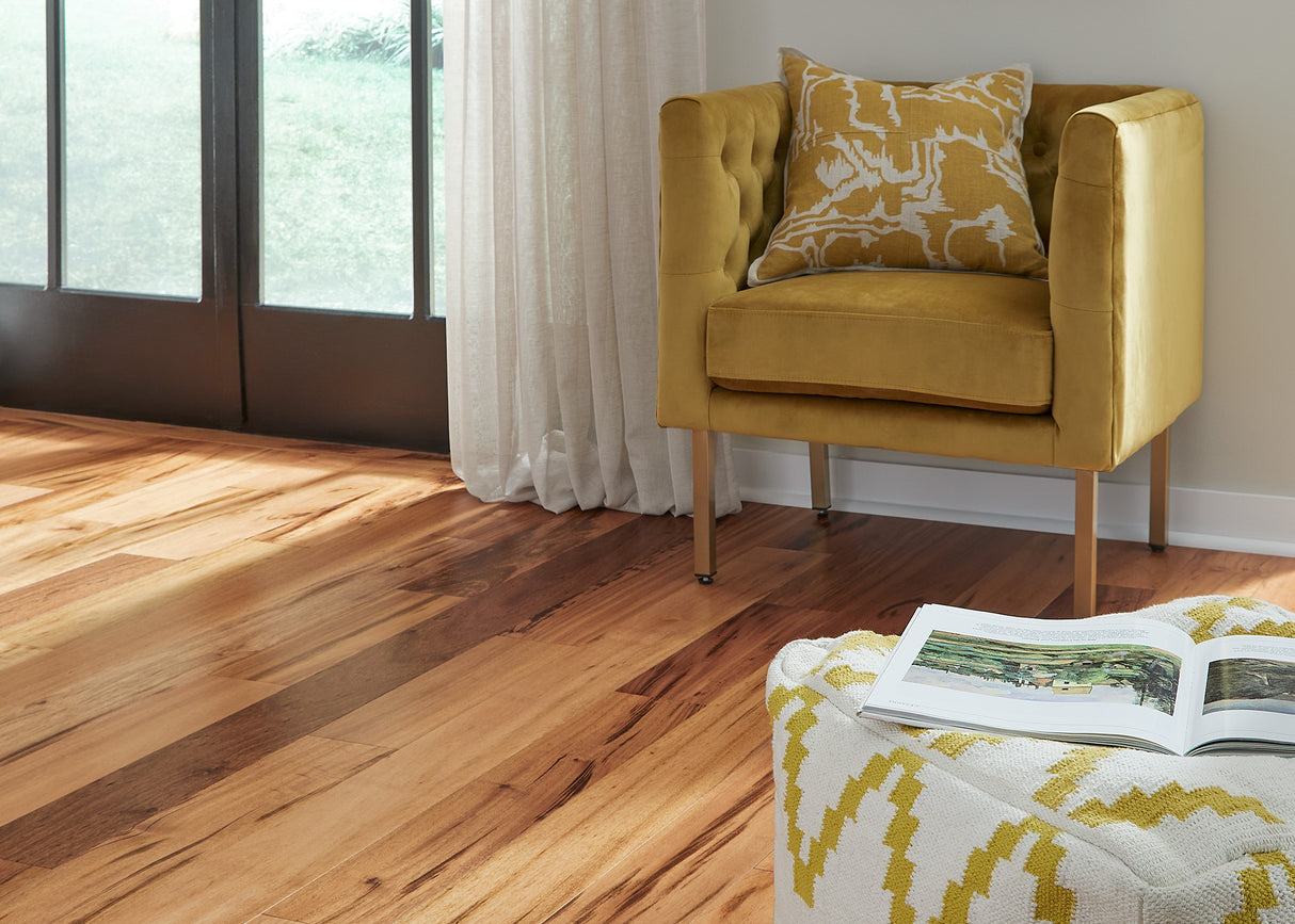 3/4 in. Brazilian Koa Prefinished Solid Hardwood Flooring 5 in. Wide