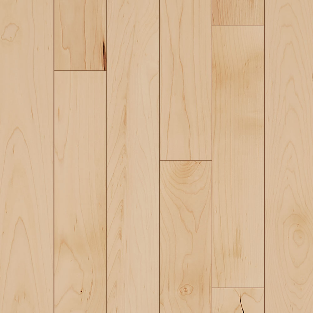 3/4 in. Maple Prefinished Solid Hardwood Flooring 3.25 in. Wide