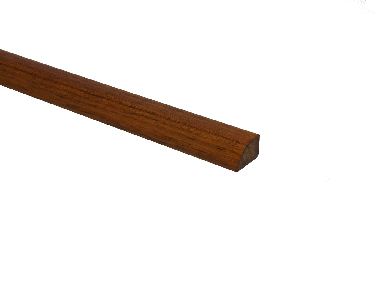 Prefinished Brazilian Cherry 3/4 in. Tall x 0.5 in. Wide x 6.5 ft. Length Shoe Molding