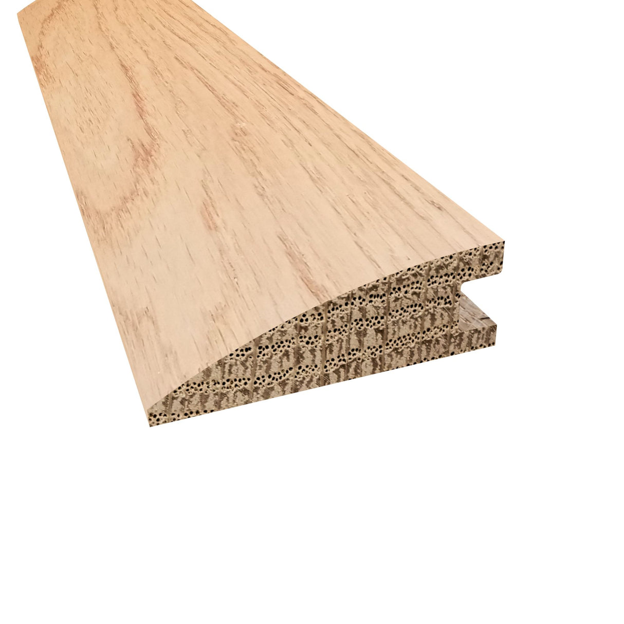 Prefinished White Oak 2.25 in. Wide x 6.5 ft. Length Reducer