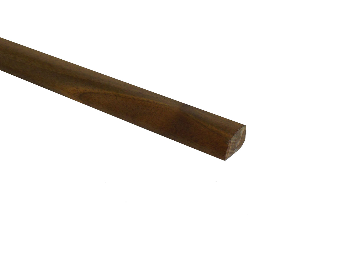 Prefinished Matte Brazilian Pecan 3/4 in. Tall x 0.5 in. Wide x 6.5 ft. Length Shoe Molding