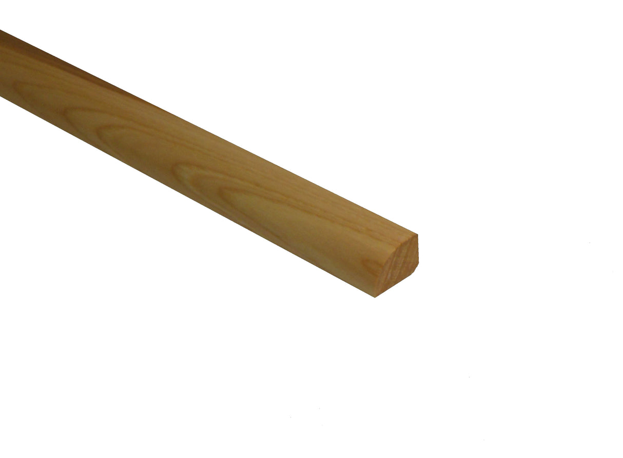 Prefinished Matte Hickory Natural 3/4 in. Tall x 0.5 in. Wide x 6.5 ft. Length Shoe Molding