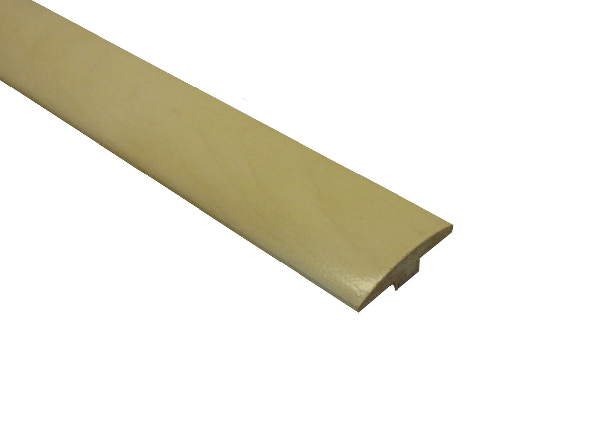 Prefinished Farm House White Birch 2 in. Wide x 6.5 ft. Length T-Molding