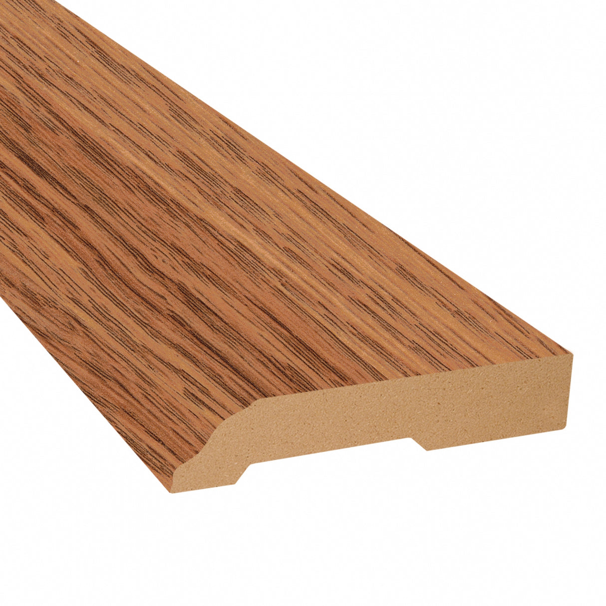 Cinnabar Oak Laminate 3-1/4 in. Tall x 0.63 in. Thick x 7.5 ft. Length Baseboard