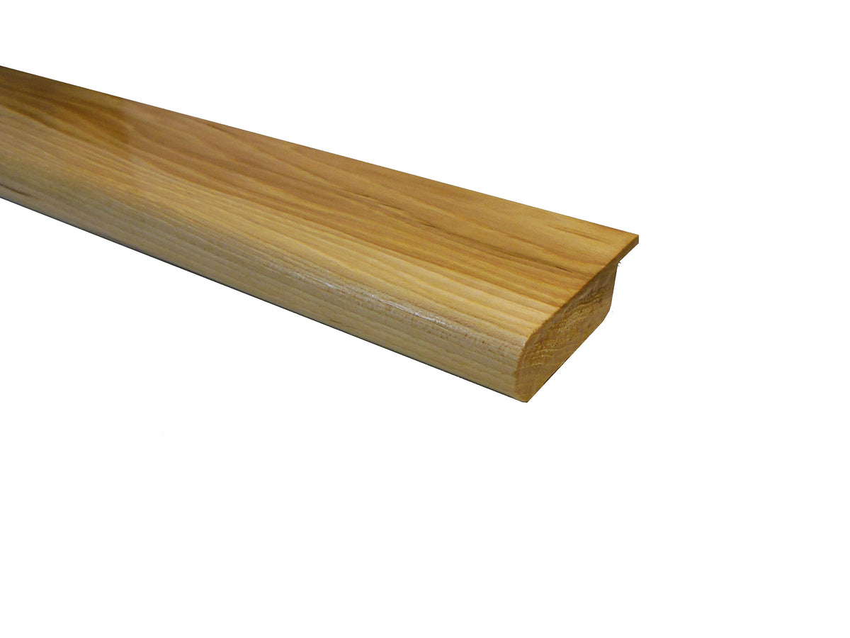 Prefinished Hickory 1/2 in. Thick x 2.75 in. Wide x 6.5 ft. Length Overlap Stair Nose