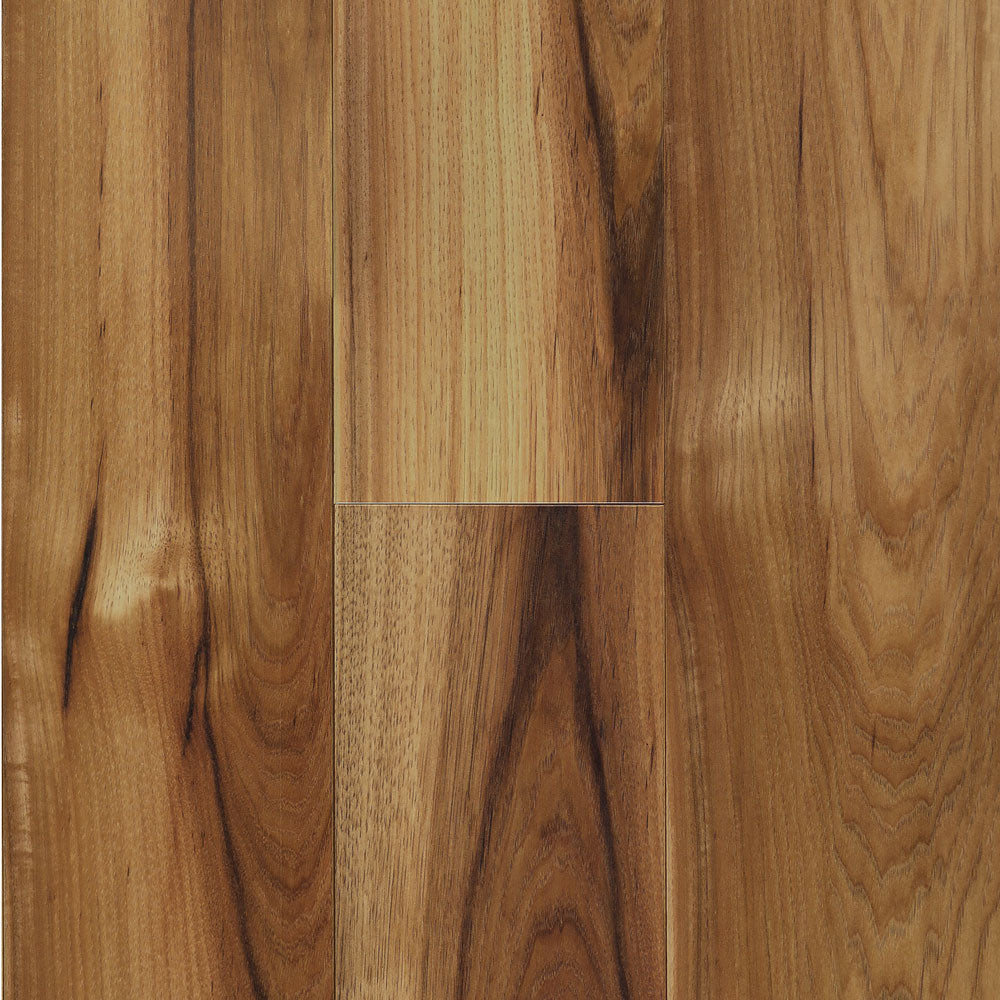 12mm Heard County Hickory High Gloss Laminate Flooring 6.26 in. Wide x 54.45 in. Long