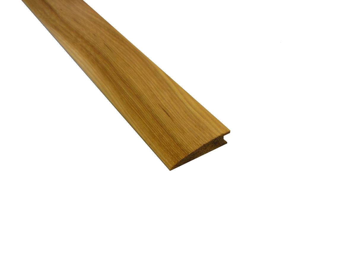 Prefinished Natural Hickory 1.5 in. Wide x 6.5 ft. Length Reducer