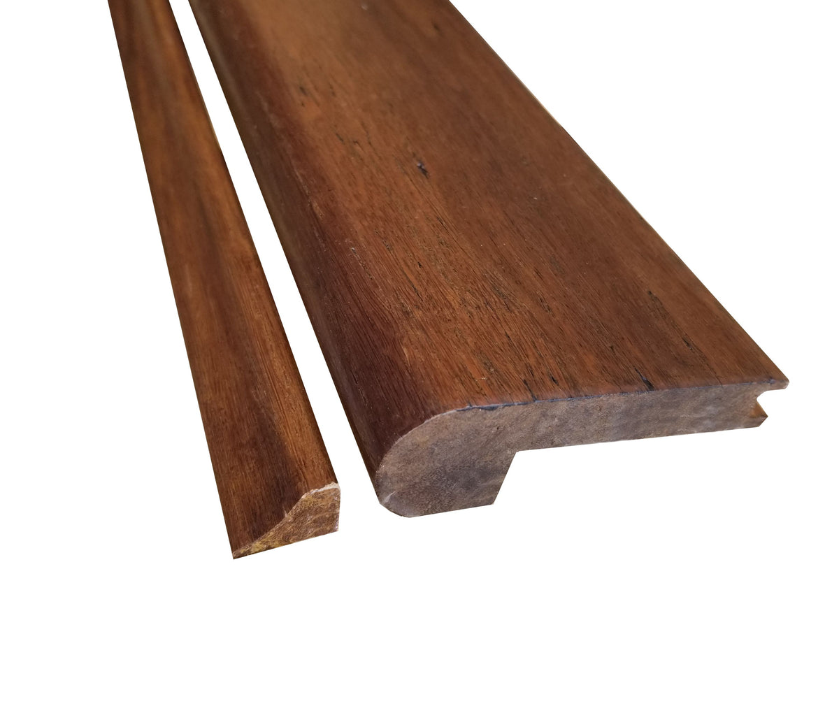 Prefinished Quick Click Antique Hazel Bamboo 1/2 in. T x 3 in. W x 72 in. L Flush Stair Nose