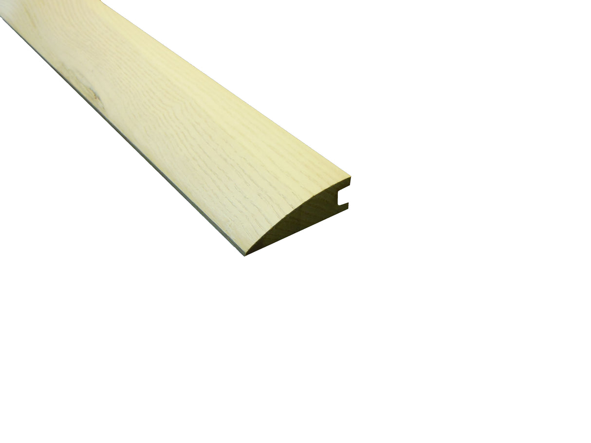 Prefinished Matte Carriage House White Ash 3.13 in. Wide x 6.5 ft. Length Reducer