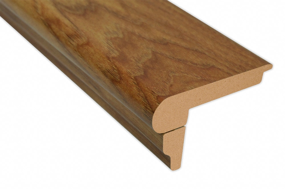 Heard County Hickory Laminate 3/4 in. Thick x 3 in. Wide x 7.5 ft. Length Flush Stair Nose