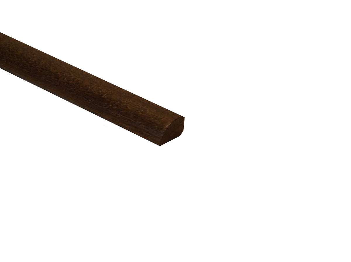 Prefinished Mocha Oak 3/4 in. Tall x 0.5 in. Wide x 6.5 ft. Length Shoe Molding