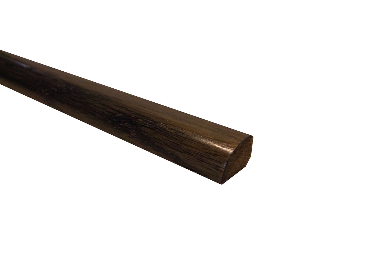 Prefinished Espresso Oak 3/4 in. Tall x 0.5 in. Wide x 6.5 ft. Length Shoe Molding