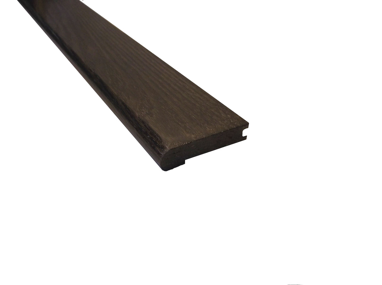 Prefinished Expresso Oak 3/4 in. Thick x 3.13 in. Wide x 6.5 ft. Length Stair Nose