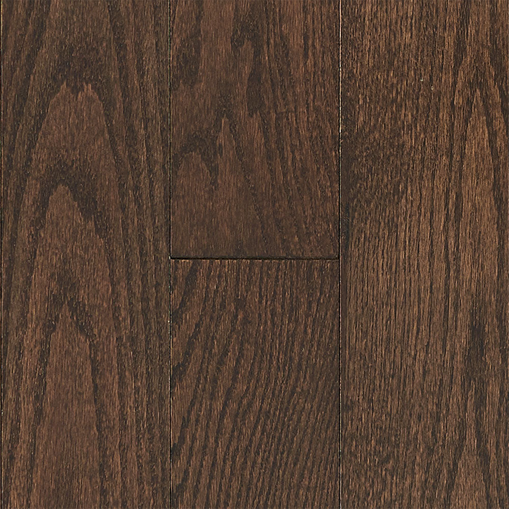 3/4 in. Mocha Oak Solid Hardwood Flooring 5 in. Wide - Sample