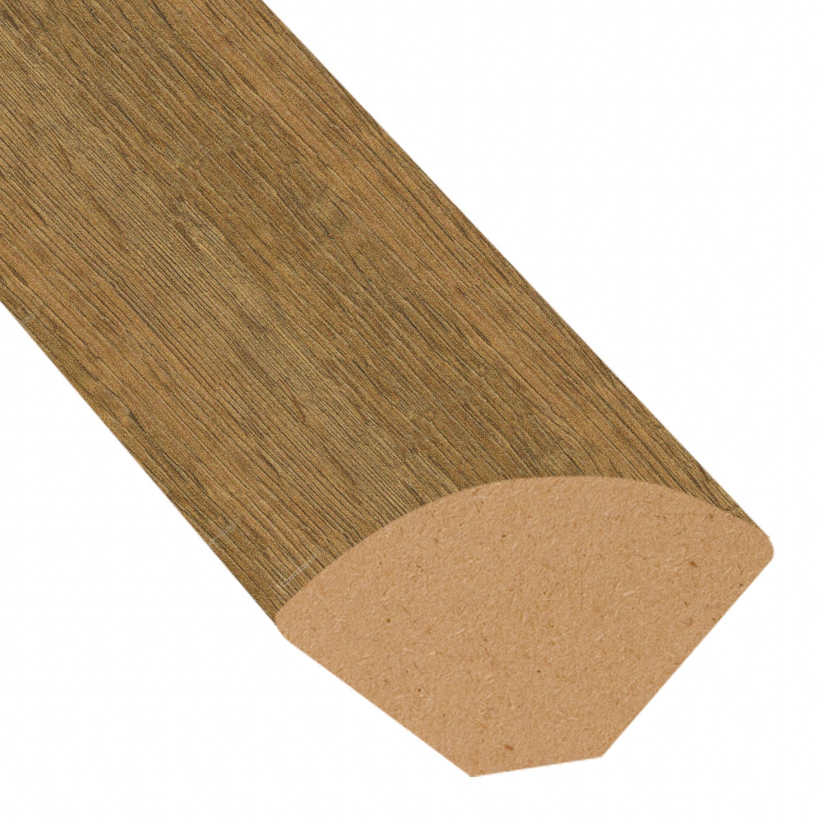 Antique Farmhouse Hickory Laminate 3/4 in. Tall x 0.75 in. Wide x 7.5 ft. Length Quarter Round