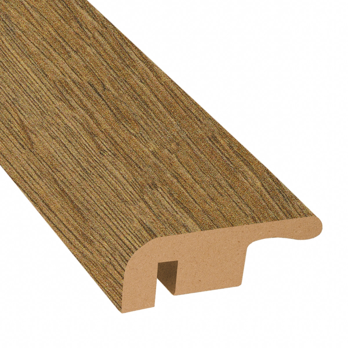 Antique Farmhouse Hickory Laminate 1.37 in. Wide x 7.5 ft. Length End Cap