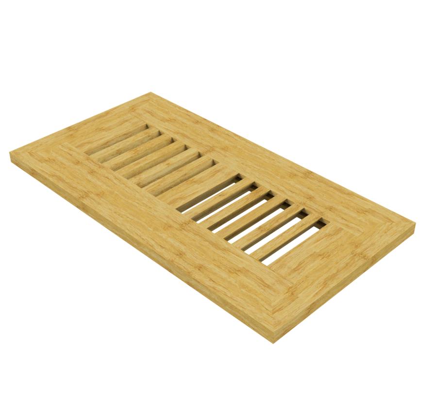 4" x 10" Natural Strand Flush Grill