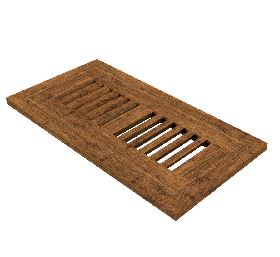 4" x 10" Carbonized Strand Flush Grill