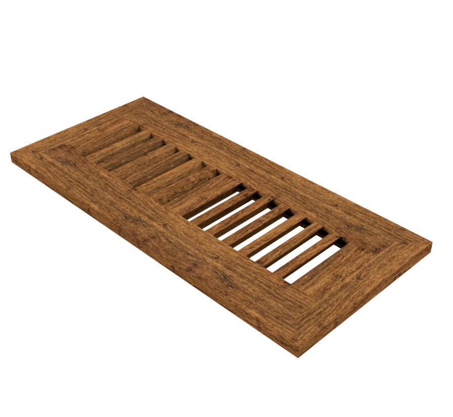 4" x 12" Carbonized Strand Flush Grill