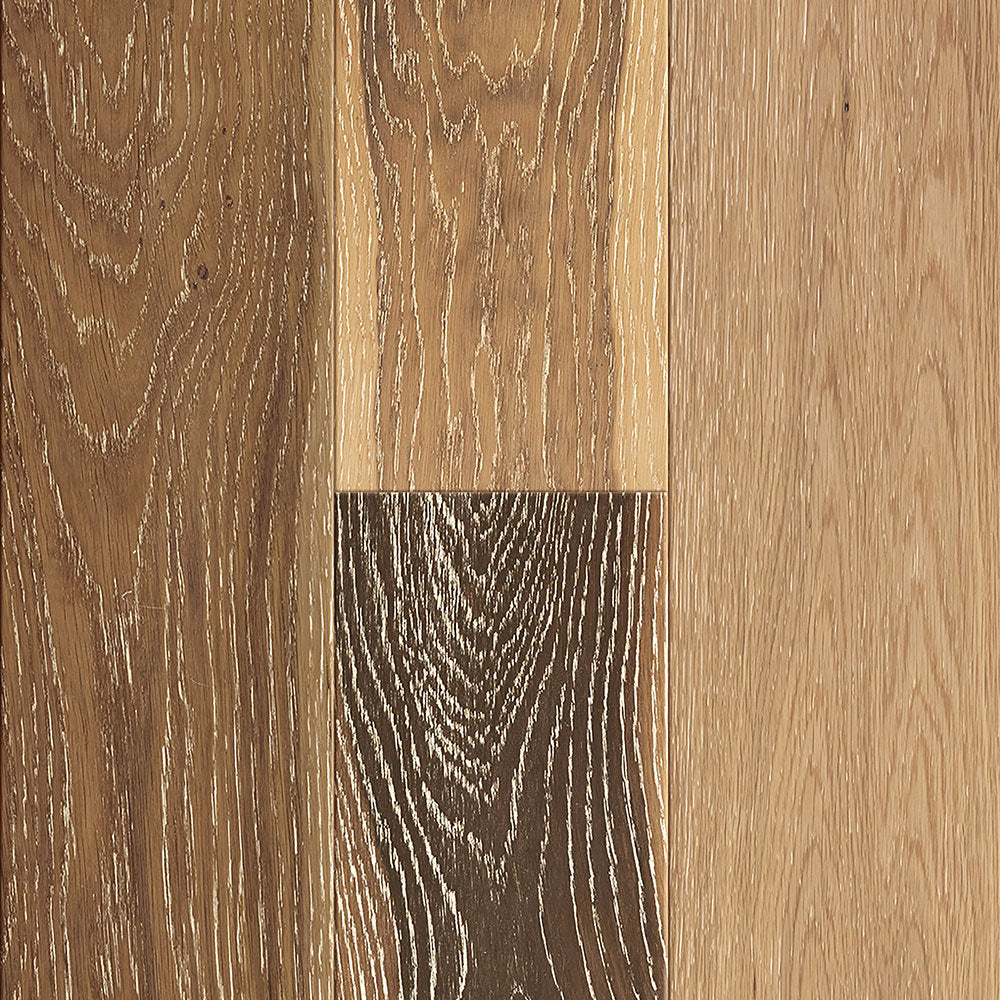 3/8 in. Vintage French Oak Distressed Prefinished Engineered Hardwood Flooring 6.38 in. Wide
