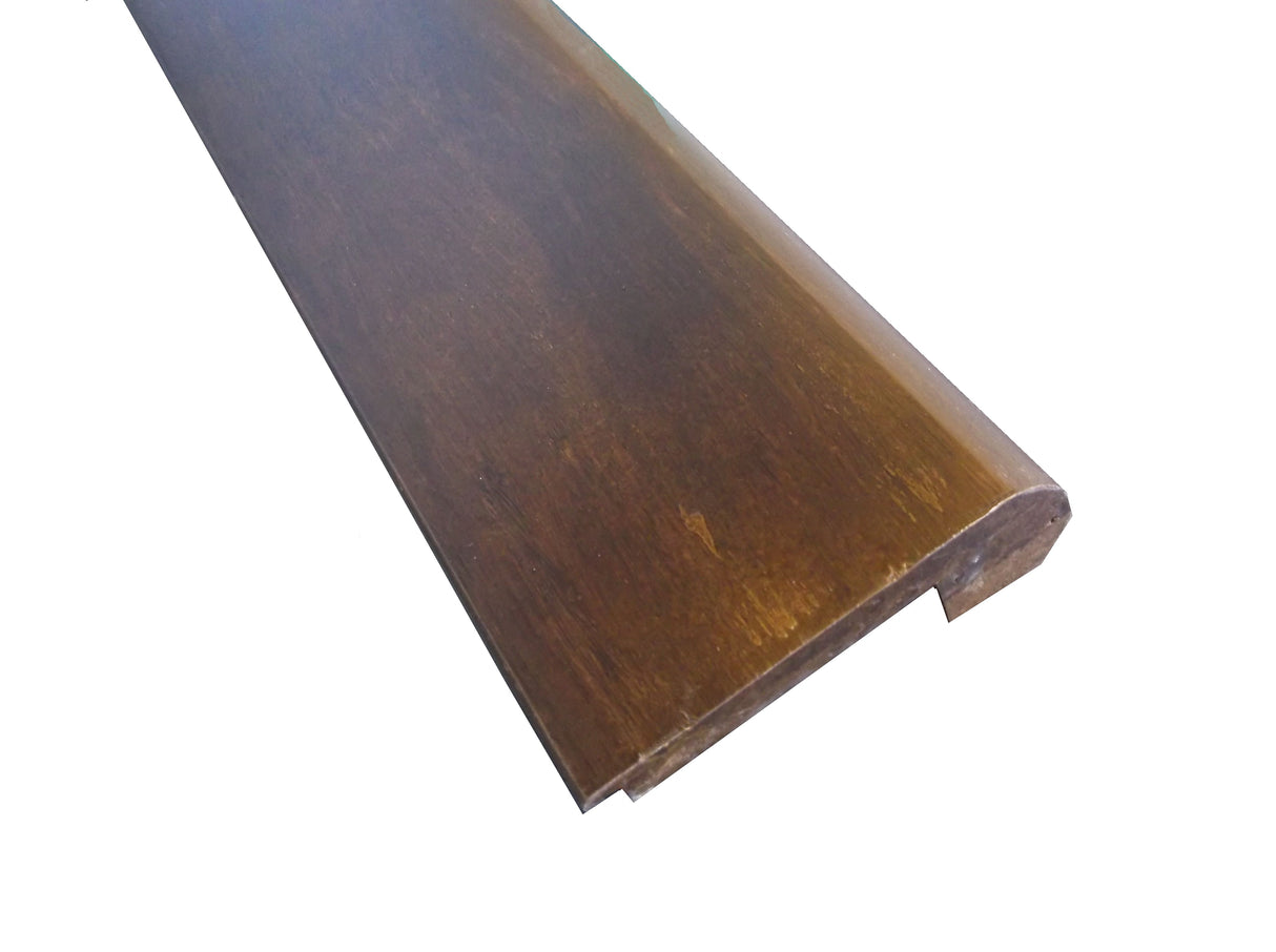 Prefinished Quick Click Fall Harvest Bamboo 3/8 in. T x 3.25 in. W x 72 in. L Flush Stair Nose