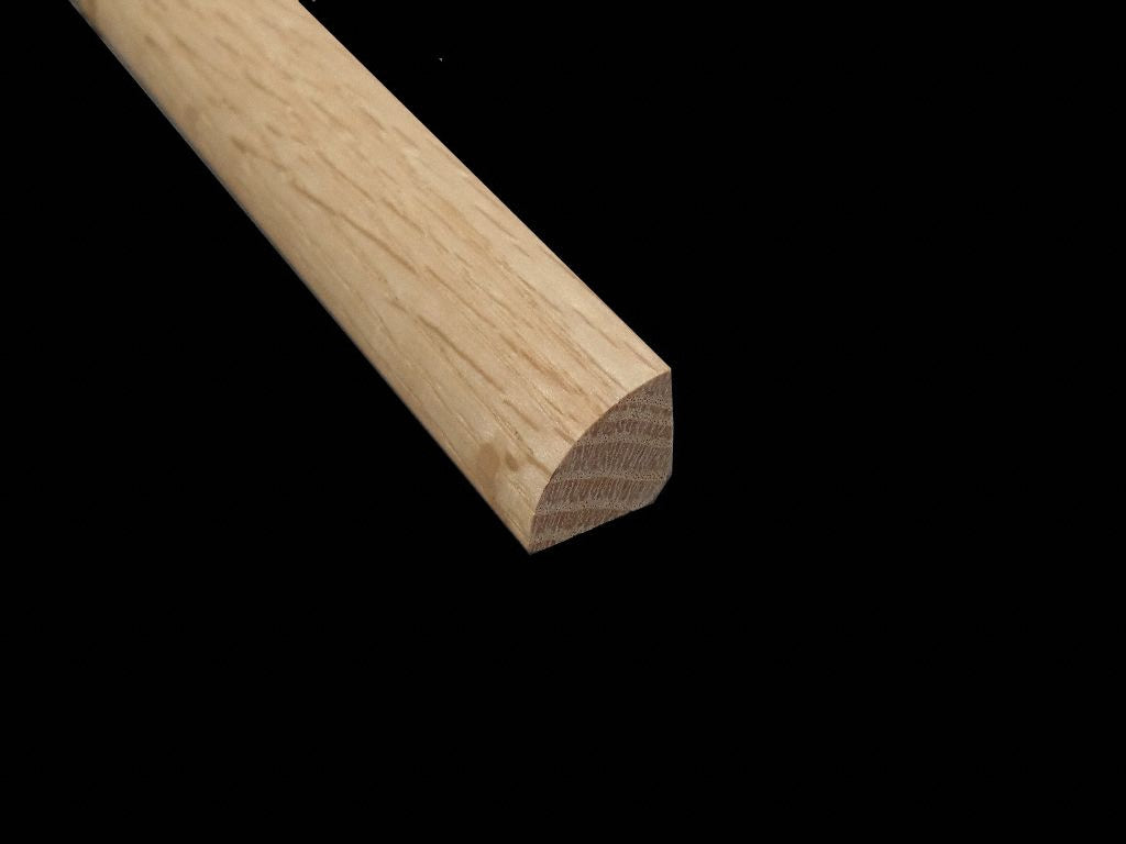 Prefinished Red Oak Natural 3/4 in. Tall x 0.75 in. Wide x 8 ft. Length Quarter Round