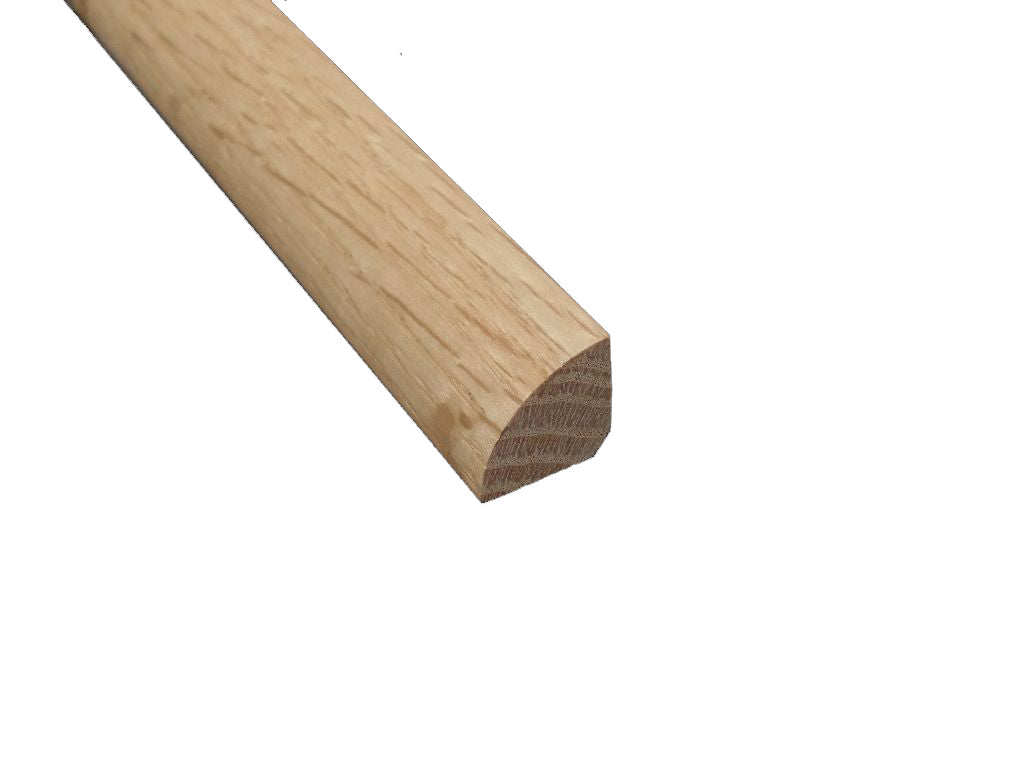 Prefinished Red Oak Natural 3/4 in. Tall x 0.75 in. Wide x 8 ft. Length Quarter Round