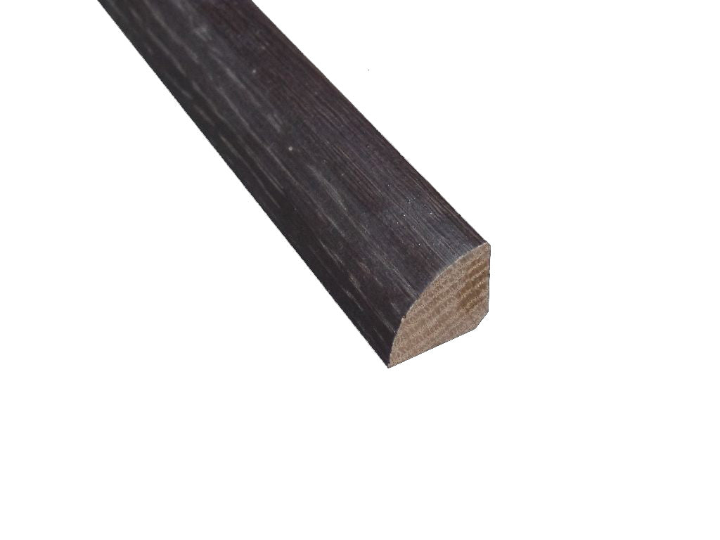 Prefinished Red Oak Espresso 3/4 in. Tall x 0.75 in. Wide x 8 ft. Length Quarter Round